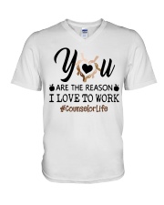 Counselor V-Neck T-Shirt tile