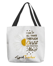 SPED Teacher All-Over Tote tile