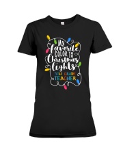 5th Grade Teacher Premium Fit Ladies Tee tile
