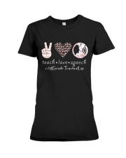 1st Grade Teacher Premium Fit Ladies Tee tile