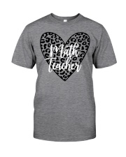 Math Teacher Classic T-Shirt front