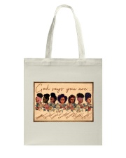 God says you are Tote Bag tile