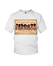 God says you are Youth T-Shirt tile
