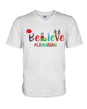 Librarian V-Neck T-Shirt tile