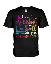 Educator V-Neck T-Shirt tile