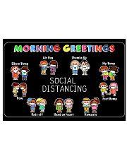 Morning Greeting in Social Distancing 17x11 Poster front