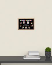 Morning Greeting in Social Distancing 17x11 Poster poster-landscape-17x11-lifestyle-08