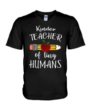 Kindergarten Teacher V-Neck T-Shirt tile