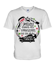 Counselor V-Neck T-Shirt tile