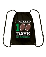 100 days of school 4 Drawstring Bag tile