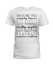 Fall Checklist Ladies T-Shirt tile