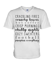 Fall Checklist V-Neck T-Shirt tile
