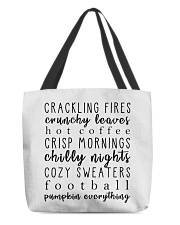 Fall Checklist All-Over Tote tile