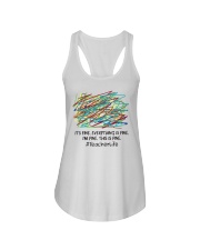 Teacher Ladies Flowy Tank tile
