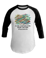Teacher Baseball Tee tile