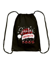 Santa's favorite Cook Drawstring Bag tile