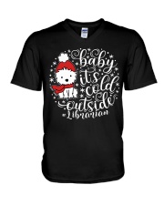 Librarian V-Neck T-Shirt tile