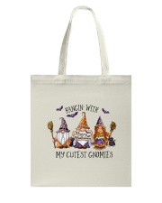 Hanging with my cutest gnomies Tote Bag tile