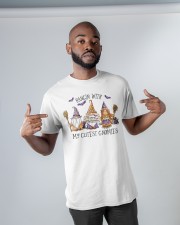 Hanging with my cutest gnomies Classic T-Shirt apparel-classic-tshirt-lifestyle-front-32