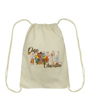 Educator Thanksgiving Drawstring Bag tile