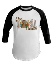 Educator Thanksgiving Baseball Tee tile