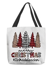 5th Grade Teacher All-Over Tote tile