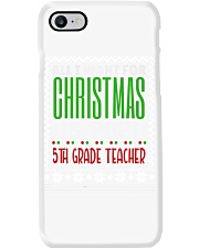 5th Grade Teacher - Christmas Phone Case tile