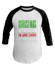 5th Grade Teacher - Christmas Baseball Tee tile