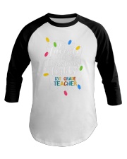 1st Grade Teacher Baseball Tee tile