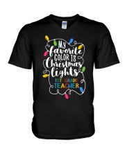 1st Grade Teacher V-Neck T-Shirt tile