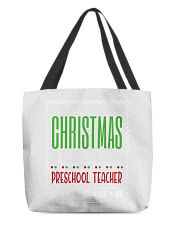 Preschool Teacher All-Over Tote tile
