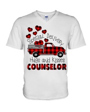 Counselor V-Neck T-Shirt tile