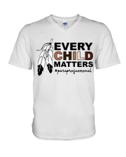 Paraprofessional V-Neck T-Shirt tile