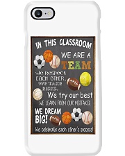 In this classroom - Sports version Phone Case tile