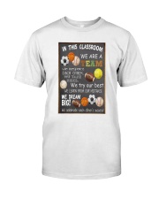 In this classroom - Sports version Classic T-Shirt tile