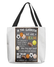 In this classroom - Sports version All-Over Tote tile