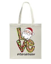 4th Grade Teacher - Christmas Tote Bag tile