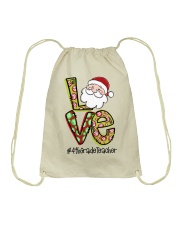 4th Grade Teacher - Christmas Drawstring Bag tile