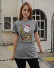 4th Grade Teacher - Christmas Classic T-Shirt apparel-classic-tshirt-lifestyle-19
