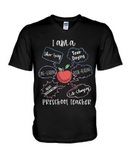 Preschool Teacher V-Neck T-Shirt tile