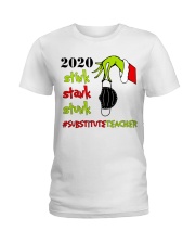 Substitute Teacher - Christmas Ladies T-Shirt tile