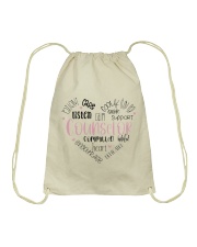 Counselor Commited Heart Drawstring Bag tile