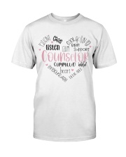 Counselor Commited Heart Classic T-Shirt front