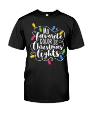 My favorite color is Christmas Premium Fit Mens Tee tile