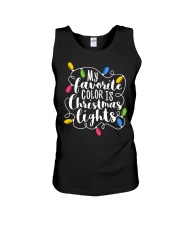 My favorite color is Christmas Unisex Tank tile