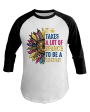 Secretary Baseball Tee tile