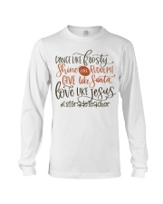 1st Grade Teacher Long Sleeve Tee tile