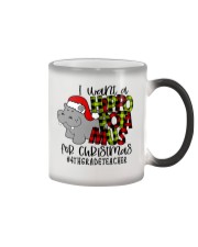4th Grade Teacher Color Changing Mug tile