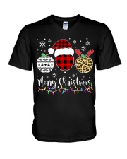 Merry Christmas y'all V-Neck T-Shirt tile