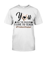 Preschool Teacher Classic T-Shirt front